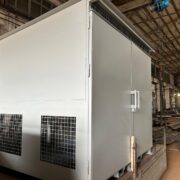 Outdoor steel storage shed