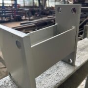 Steel part with primer coating