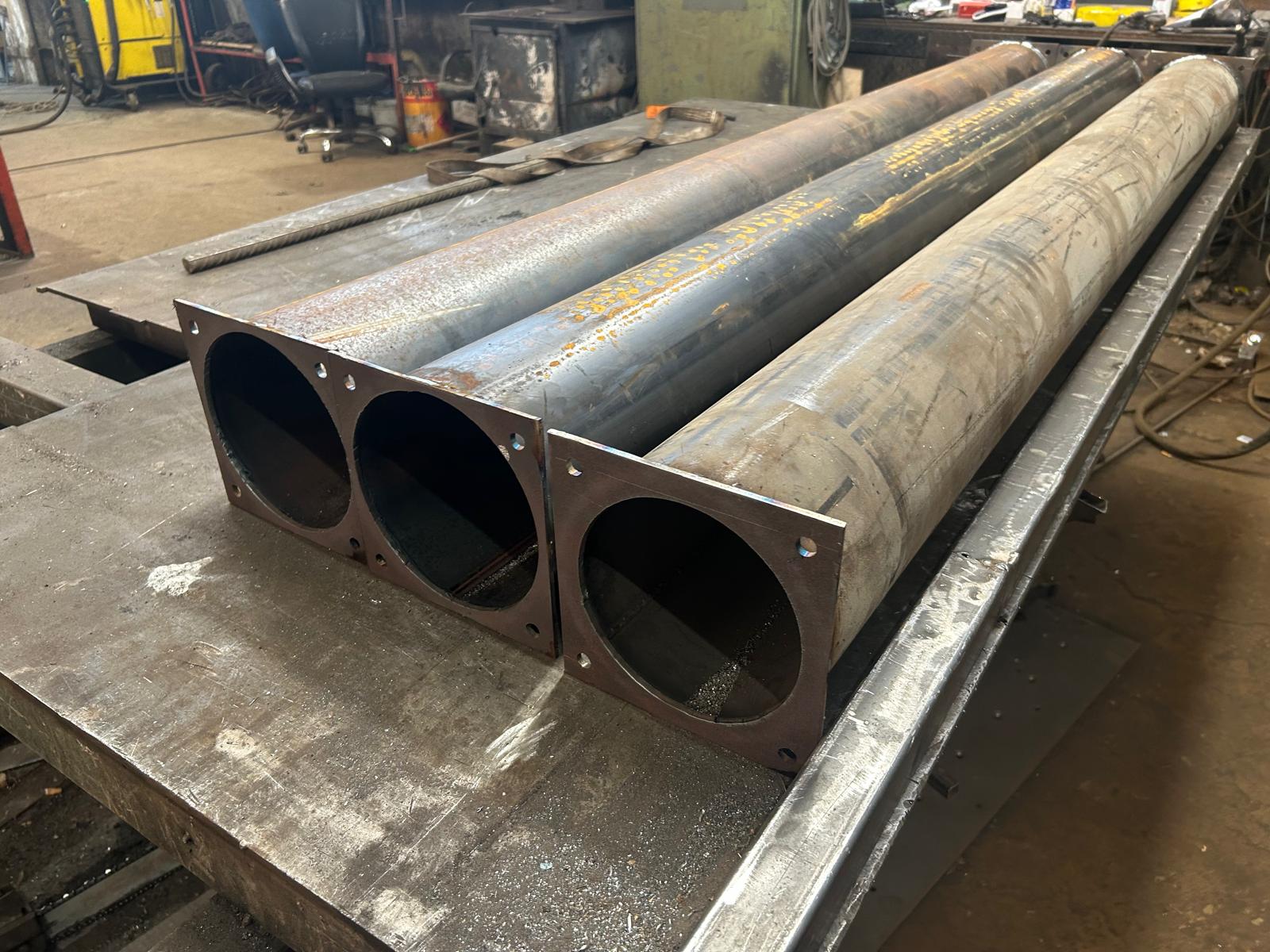 Apaļas tērauda kolonnas izgatavošana