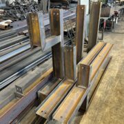 Manufacture of steel structure stairs and canopies