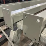 Primed steel structures for industrial purposes