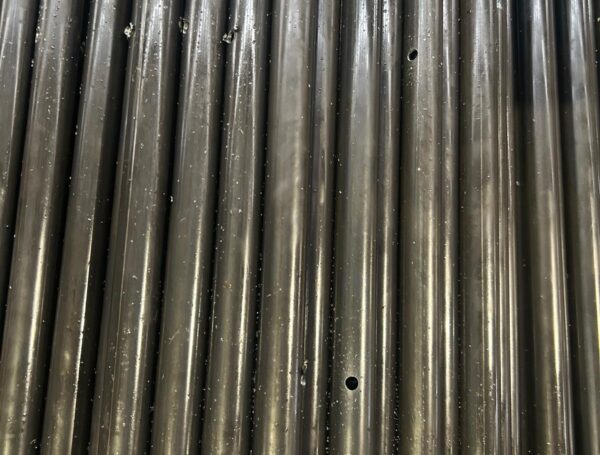 Apaļas caurules 25x2 garināšana izmērā