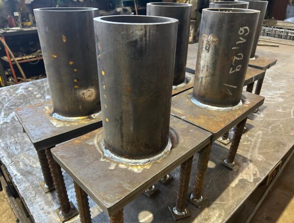 Nestandarta tērauda ieliekamā detaļa betonēšanas darbiem