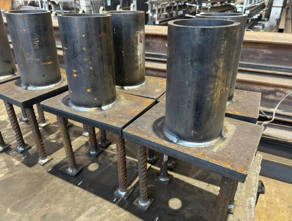 Individuāli izgatavota ieliekamā detaļa no caurules 133.7×10 pēc projekta