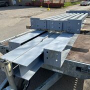 S355 tērauda kolonnas 120x80x5 pirts konstrukcijai
